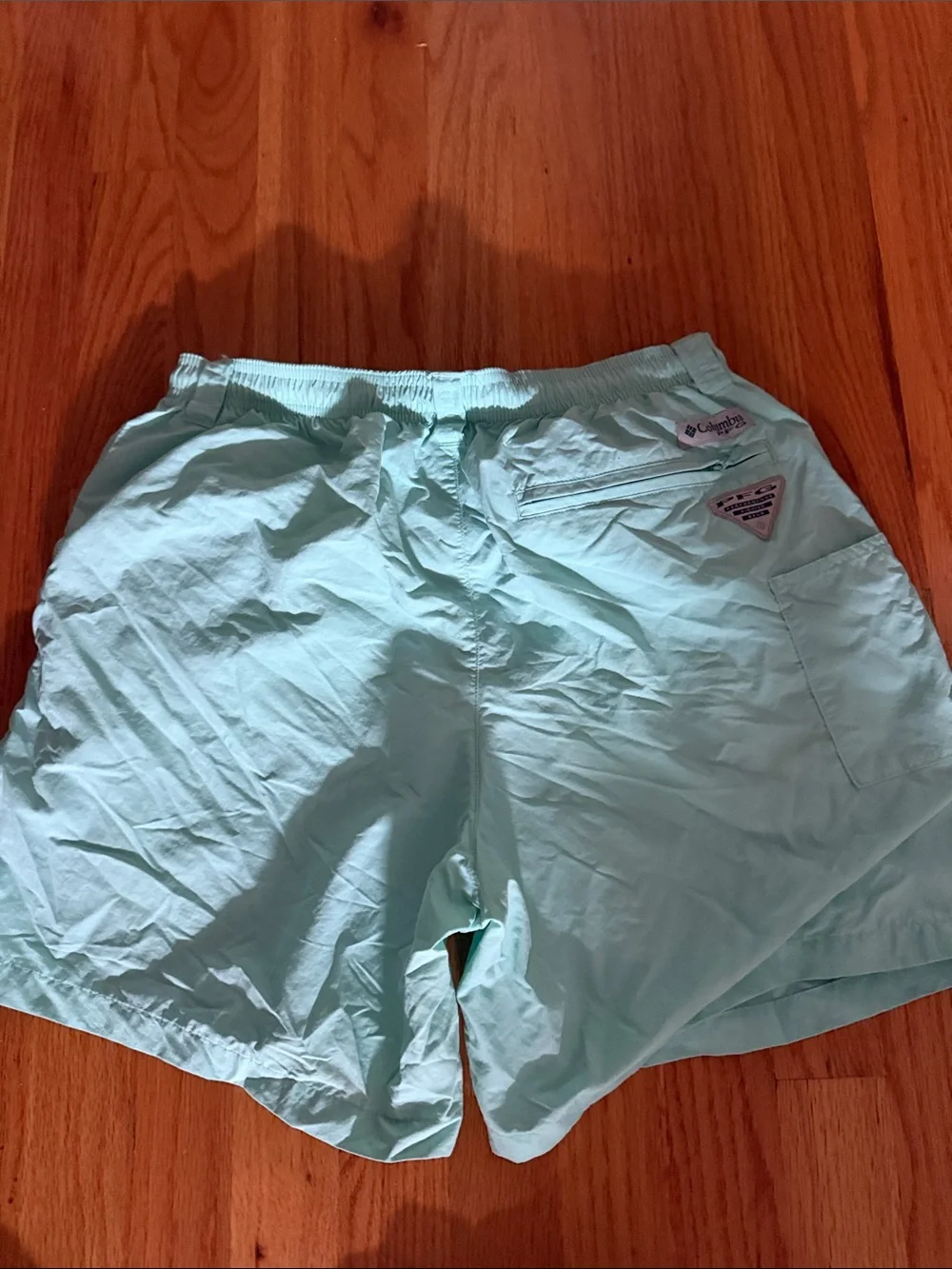 Columbia Light Aqua Men's Swim Trunks